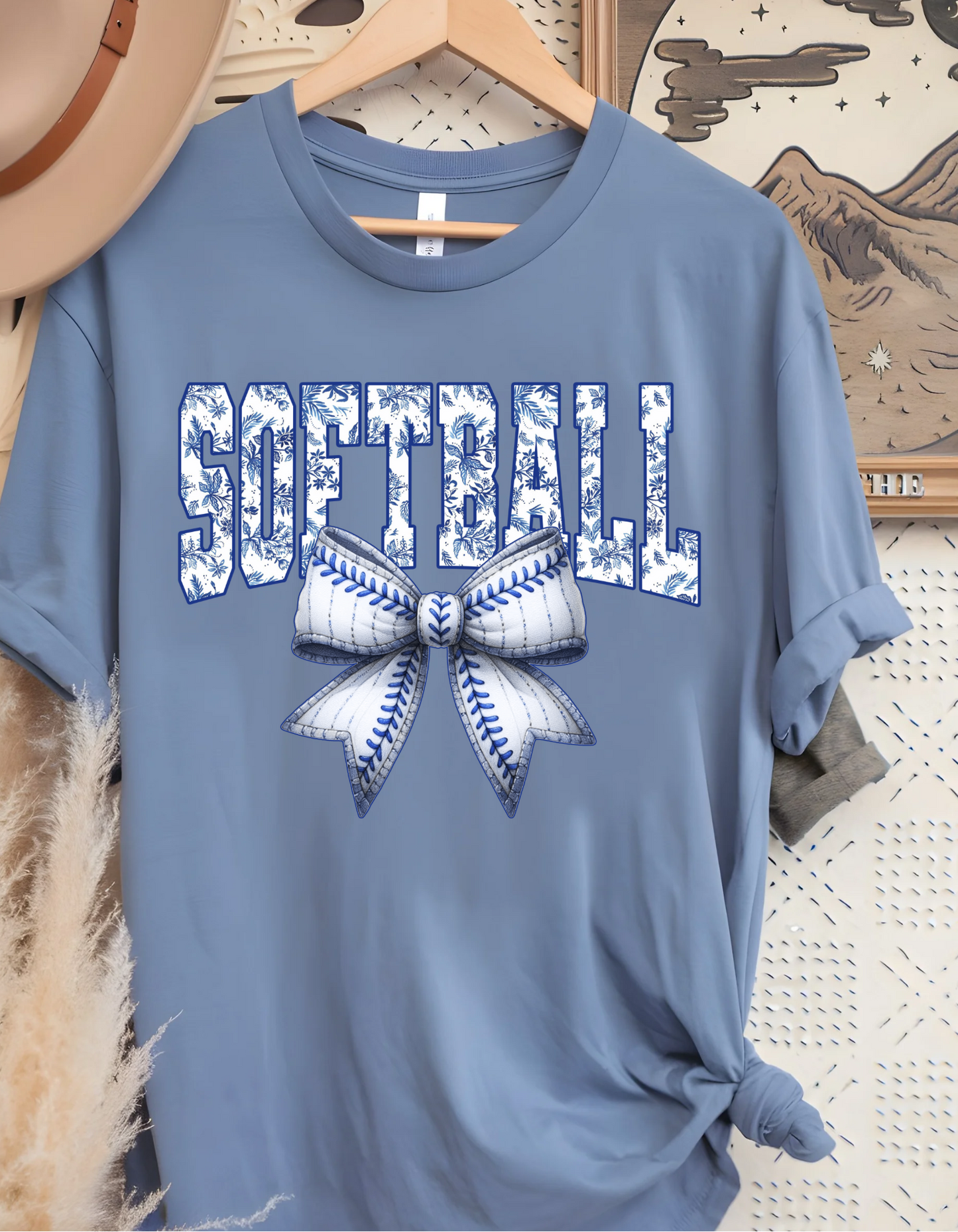 Coquette Floral Softball
