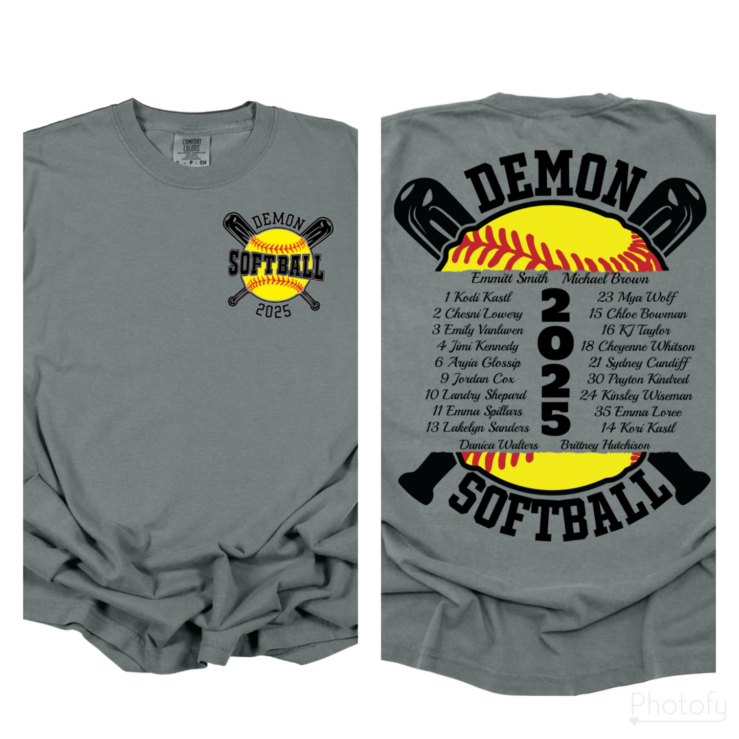 2025 Softball Roster