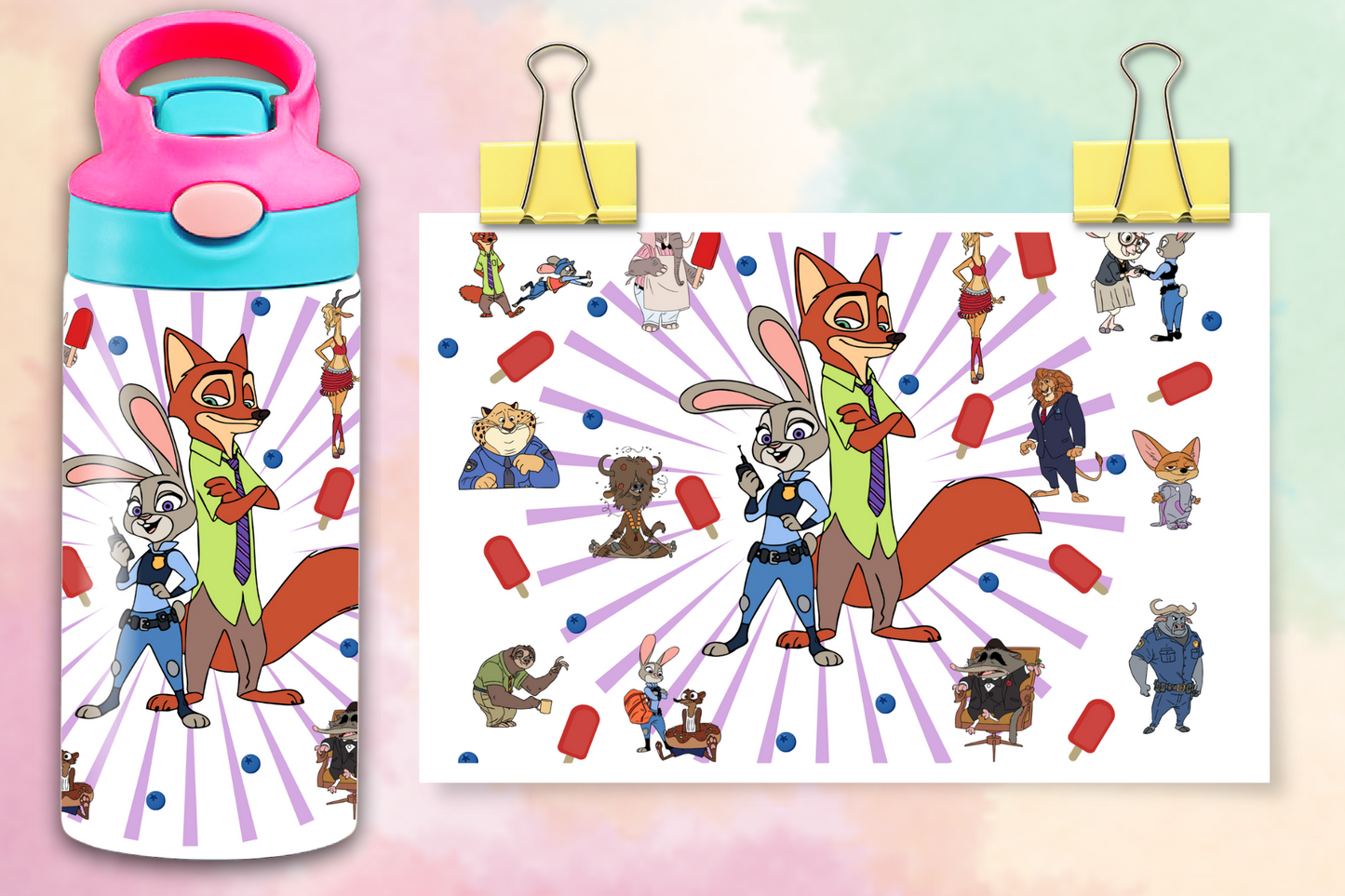 Zootopia 12oz Kids Tumbler