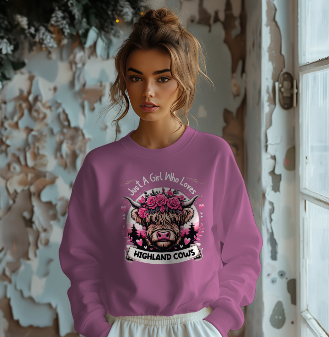 Just A Girl That Loves Highland Cows