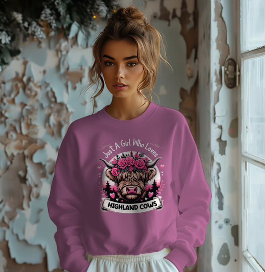 Just A Girl That Loves Highland Cows
