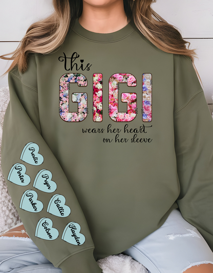 Customizable This … Wears Her Heart On Her Sleeve
