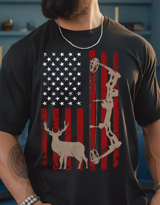 American Flag Bow Hunting
