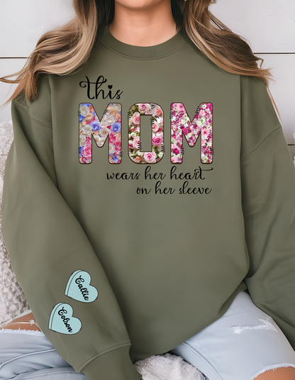 Customizable This … Wears Her Heart On Her Sleeve